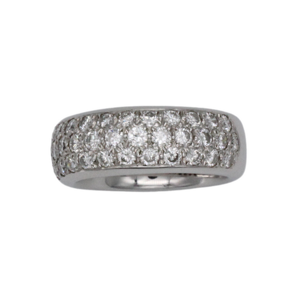 02_IHRSCHMUCK_Bandring, 585er Weißgold mit Brillanten