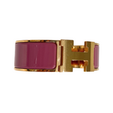 03_IHRSCHMUCK_Hermès Clic H Armreif, Farbe alt Rose, Rosefarben Gold, Größe 2,00cm