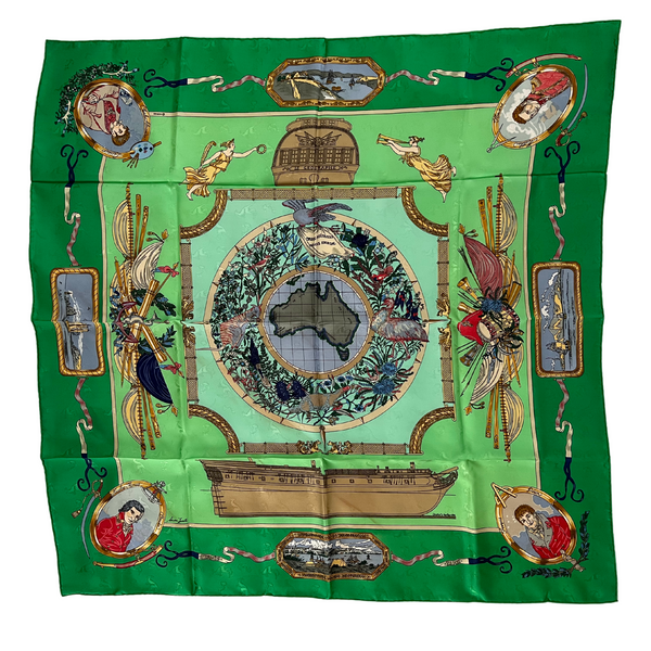 Hermès Seidentuch Carré 90x90 Orbis Australis Dulces Exuviae